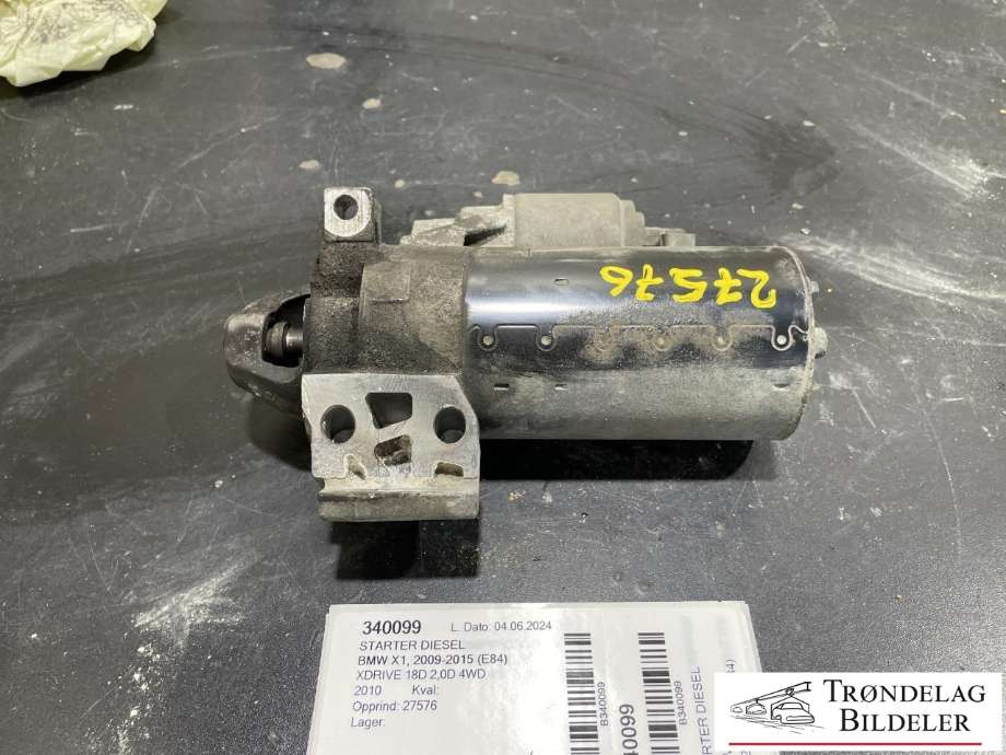 Starter diesel til BMW X1 2009-2015 (E84) (E84)