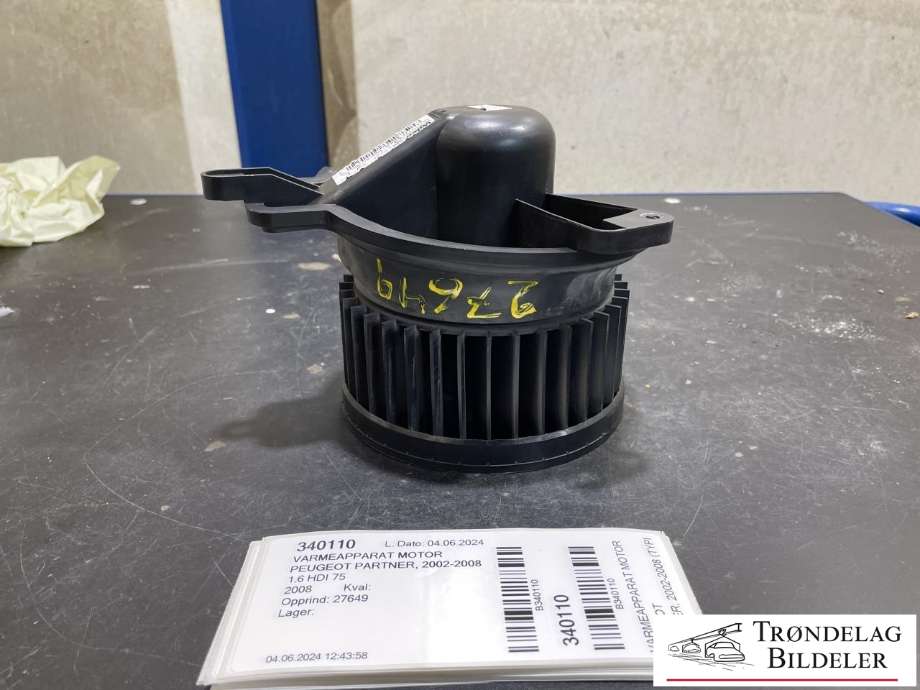 Varmeapparat motor til Peugeot Partner 2002-2008 (Type I, Fase 2) (6441 R4|)