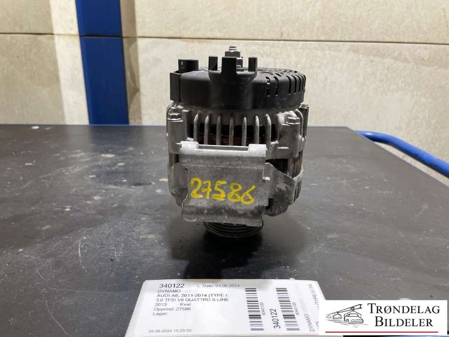 Dynamo til Audi A6, 2011-2014 (Type IV, Fase 1) (C7) (C7) (06E 903 018 M)