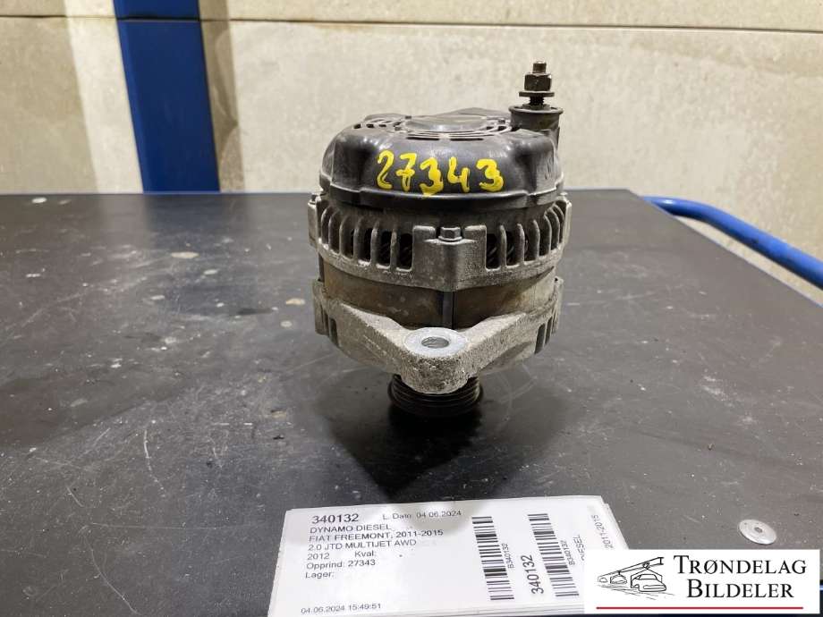 Dynamo diesel til Fiat Freemont 2011-2015 (K56029574AA|P56029574AA|LRA03707|6001060161|)