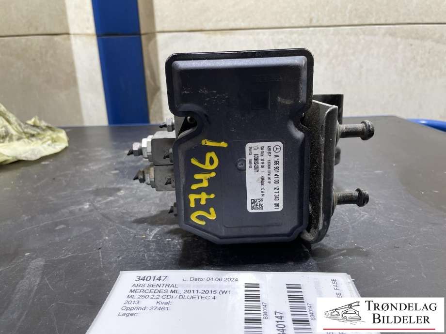 ABS sentral til Mercedes ML, 2011-2015 (Fase 1) (W166) (W166) (A1664314912)
