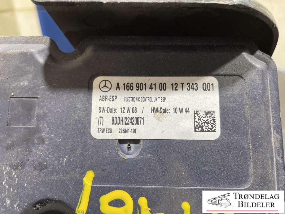 ABS sentral til Mercedes ML 2011-2015 (Fase 1) (W166) (W166) (A1664314912|A1664313412|A1664310900)