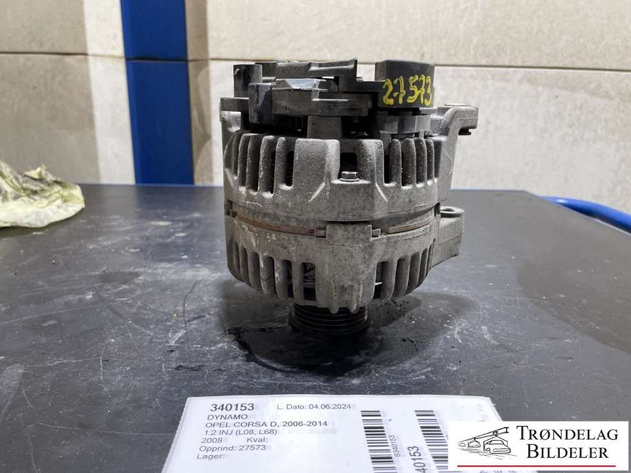Dynamo til Opel Corsa D, 2006-2014 (0 124 325 171)