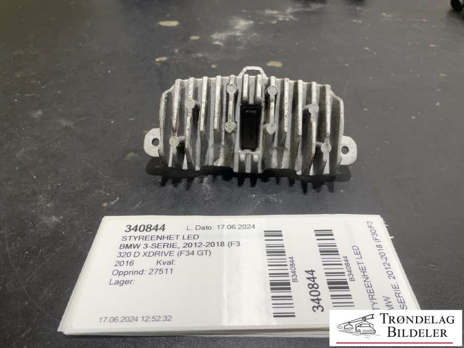 Styreenhet LED til BMW 3-Serie 2012-2018 (F30/F31/F34) (F30/F31/F34)