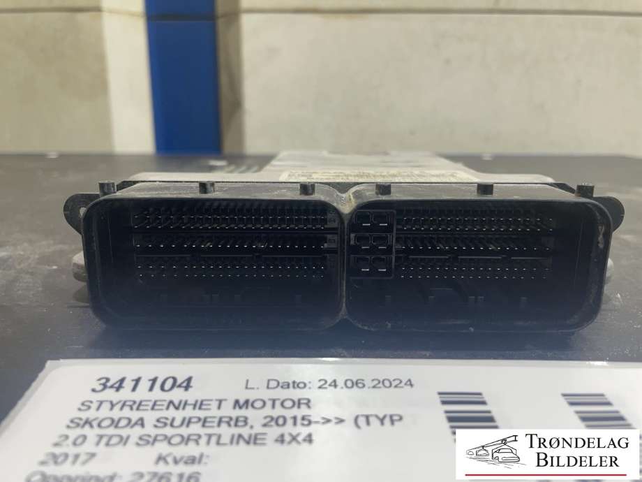 Styreenhet motor til Škoda Superb 2015-->> (Type III)  (VW AG|04L 907 309 M|0 281 030 462|)