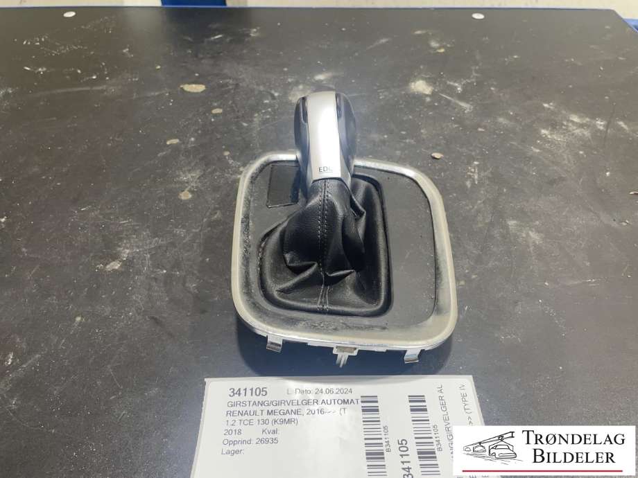 Girstang/girvelger automat til Renault Megane, 2016-->> Type IV  