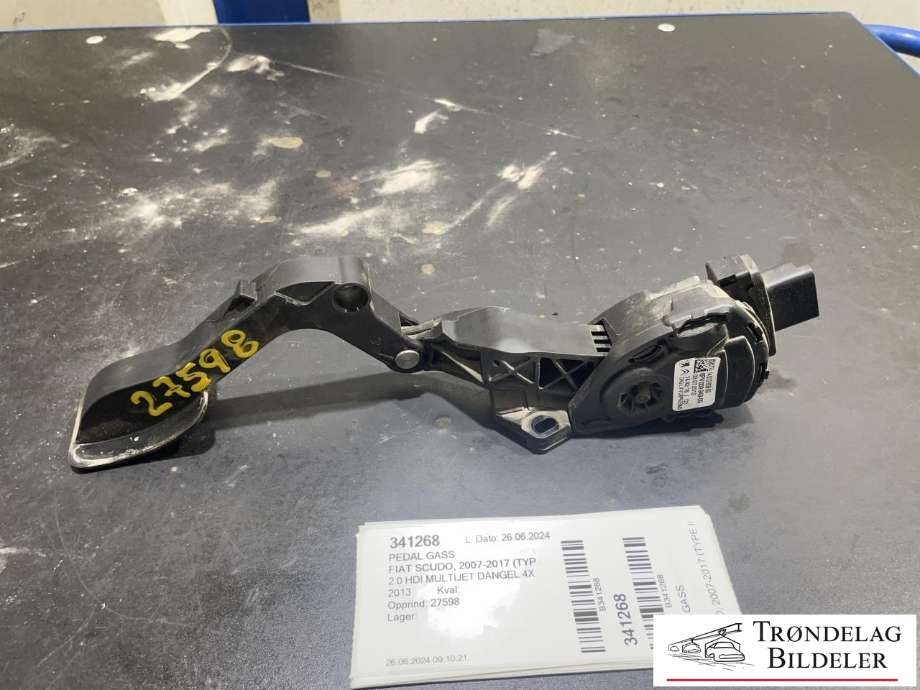 Pedal gass til Fiat Scudo 2007-2017 (Type II)  (6PV 009 949-09|14012808 80|)