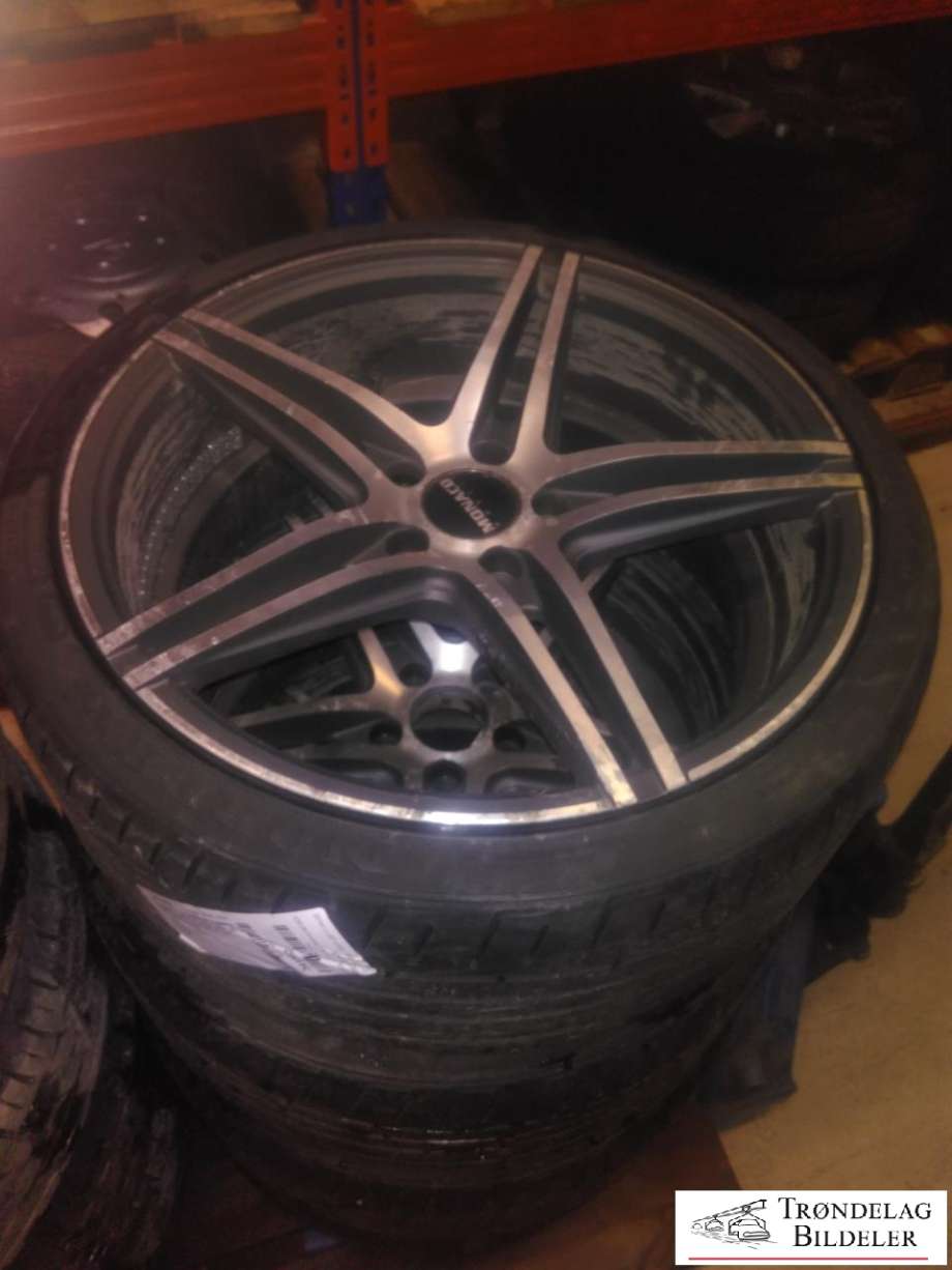 Hjulsett aluminium sommer til Mercedes C-Klasse, 2007-2011 (Fase 1) (W204) (W204) (NORDEXX|235/35/R19 5X112 ET45 CB 66.6MM)