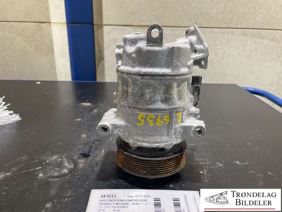 Aircondition kompressor til Renault Megane, 2016-->> Type IV  (SANDEN|0880712604)