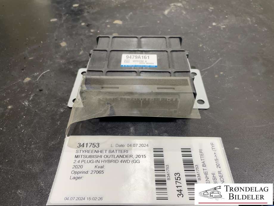 Styreenhet batteri til Mitsubishi Outlander, 2015-->> (Type III, Fase 2)  (9479A161)