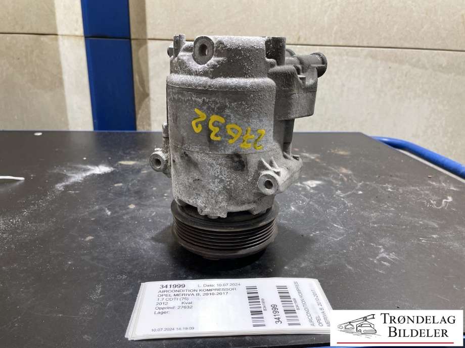 Aircondition kompressor til Opel Meriva B, 2010-2017 (DELPHI|401351739)