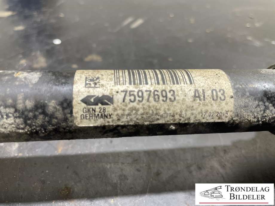 Drivaksel venstre foran, diesel/automat til BMW 3-Serie 2012-2018 (F30/F31/F34) (F30/F31/F34) (7597693 AI03|)