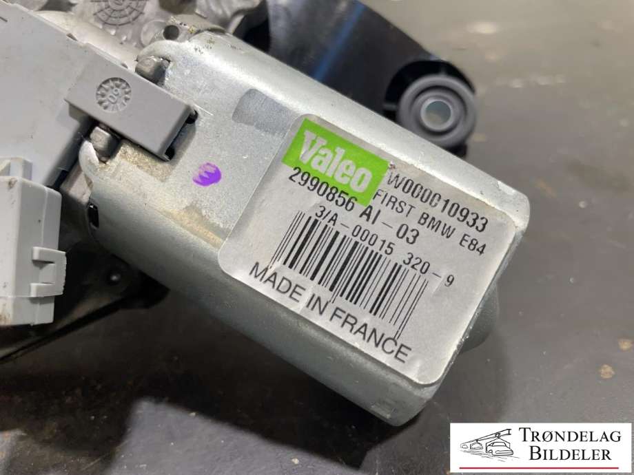 Viskermotor bakrute til BMW X1 2009-2015 (E84) (E84) (VALEO|W000010933|2990856 AI-03|)