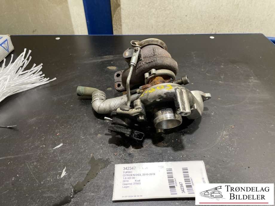 Turbo til Citroën DS3, 2010-2019  (0375Q9|0375R0|9673283680|9673283680|AV6Q-6K682-BB|RMAV6Q6K682BB|1696537)