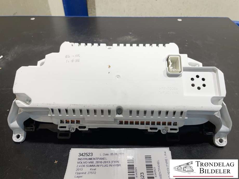 Instrumentpanel til Volvo V60 2010-2013 (Type I, Fase 1) (36001769|)