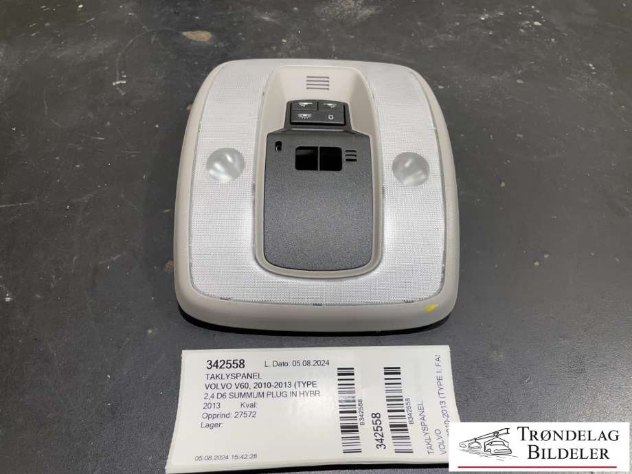 Taklyspanel til Volvo V60 2010-2013 (Type I, Fase 1) (39823167|)