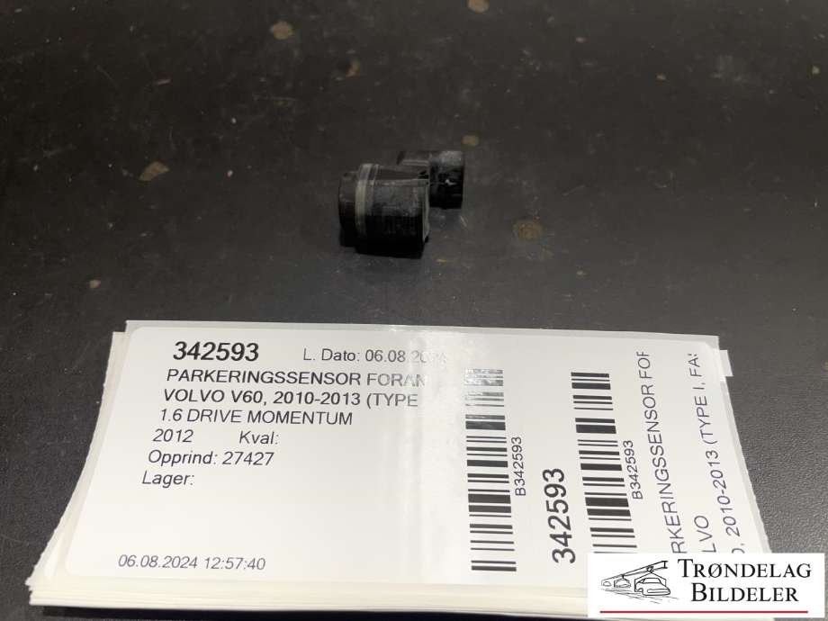 Parkeringssensor foran til Volvo V60, 2010-2013 (Type I, Fase 1)