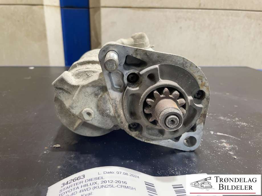 Starter diesel til Toyota Hilux 2012-2016 (281000L051|)