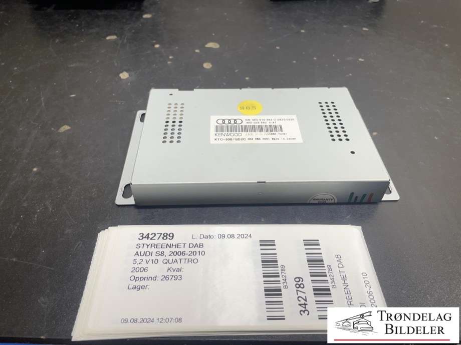 Styreenhet DAB til Audi S8 2006-2010 (4E0 910 563 C|)
