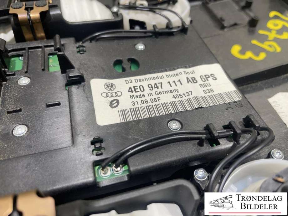 Taklyspanel til Audi S8 2006-2010  (4E0 947 111 AB|)