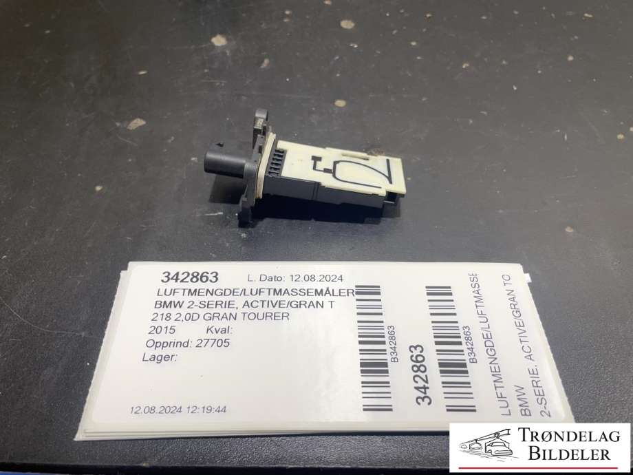 Luftmengde/luftmassemåler til BMW 2-Serie, Active/Gran Tourer, 2014-->> (F45/F46) (F45/F46) (053025315)