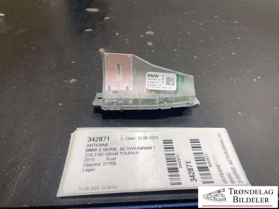 Antenne til BMW 2-Serie, Active/Gran Tourer, 2014-->> (F45/F46) (F45/F46) (BMW|9350089-01)
