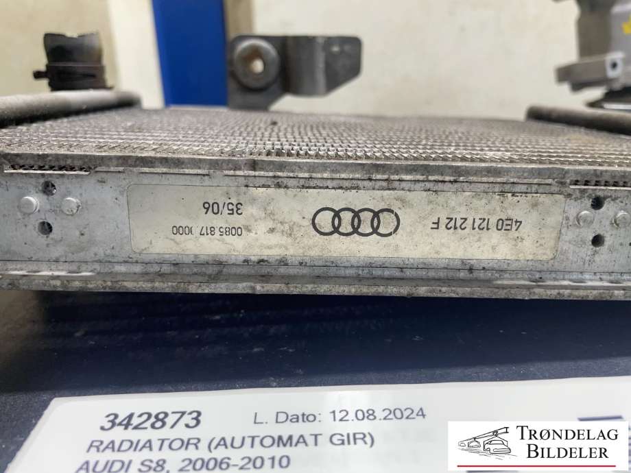 Radiator (automat gir) til Audi S8 2006-2010  (4E0 121 212 F|)