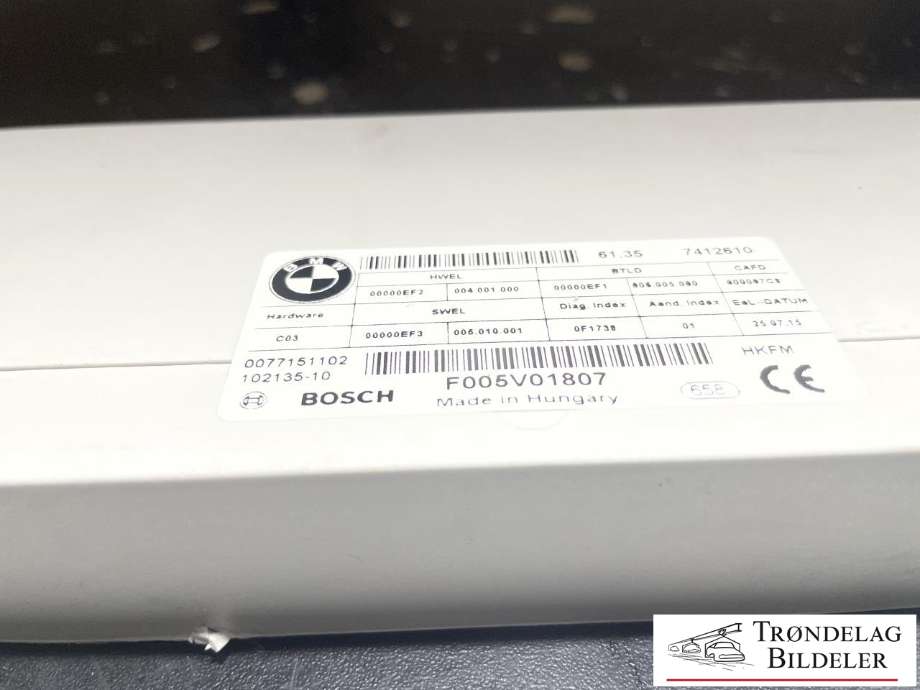 Styreenhet elektrisk bakluke til BMW 2-Serie, Active/Gran Tourer 2014-->> (F45/F46) (F45/F46) (61 35 7 412 610|)