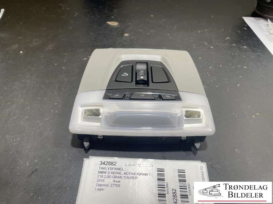 Taklyspanel til BMW 2-Serie, Active/Gran Tourer, 2014-->> (F45/F46) (F45/F46) (9370839)
