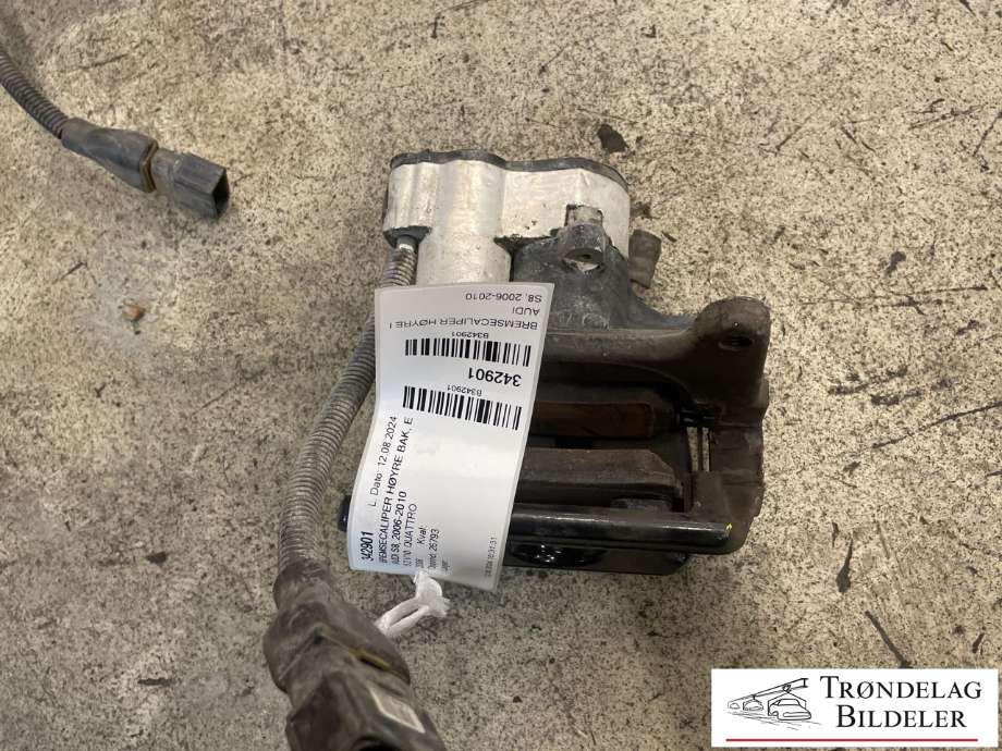 Bremsecaliper høyre bak, elektrisk til Audi S8 2006-2010  (4E0 615 404 C|4E0 615 426|4E0 615 426 A|335X22MM|)