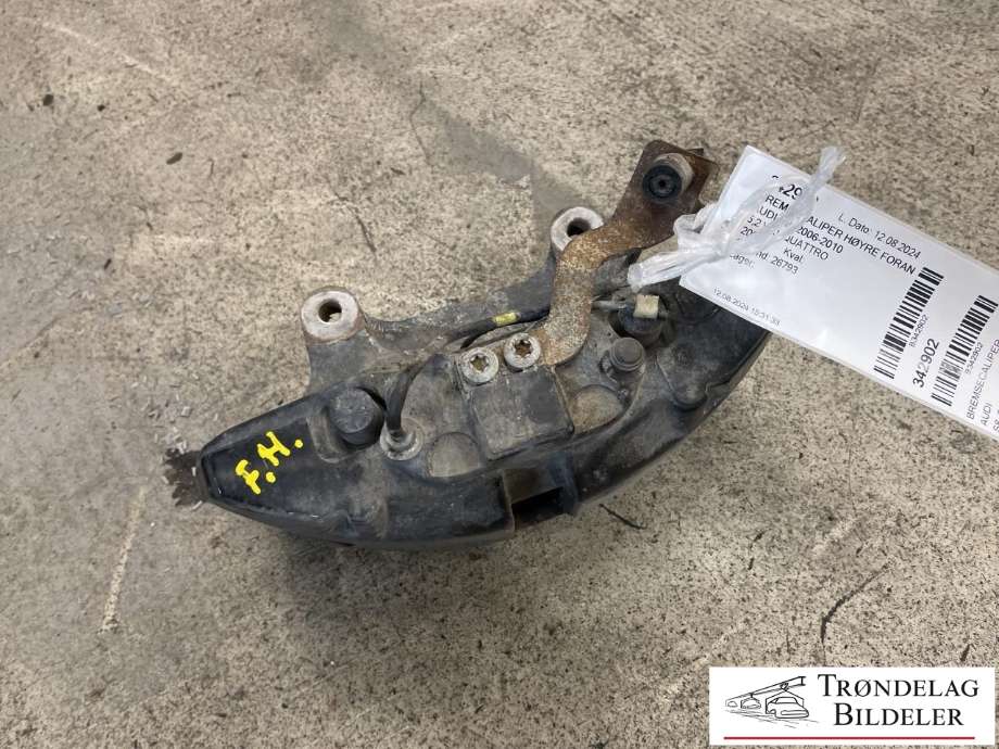 Bremsecaliper høyre foran til Audi S8 2006-2010  (4E0 615 124 D|4E0 615 125 D|385X36MM)