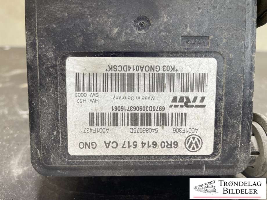 ABS sentral til Škoda Rapid 2012-2019 (TRW|6R0 614 517 CA|)