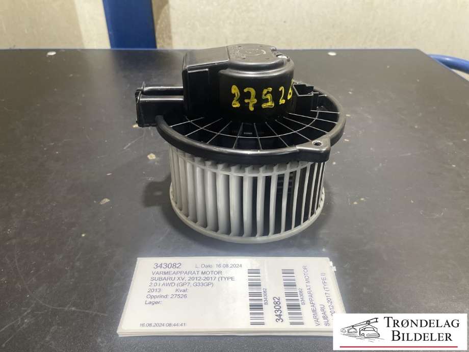 Varmeapparat motor til Subaru XV 2012-2017 (Type I) (T1017802F|872700-6060|)