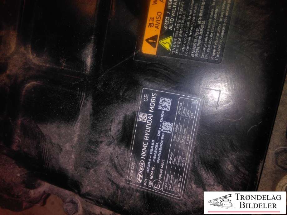 Batterilader (OBC - On Board Charger) til Kia e-Soul 2019-->> (Type III)  (36400-0EAB0|0E364-00AB0|)