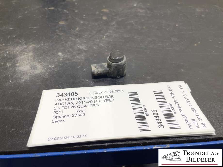 Parkeringssensor bak til Audi A6, 2011-2014 (Type IV, Fase 1) (C7) (C7) 