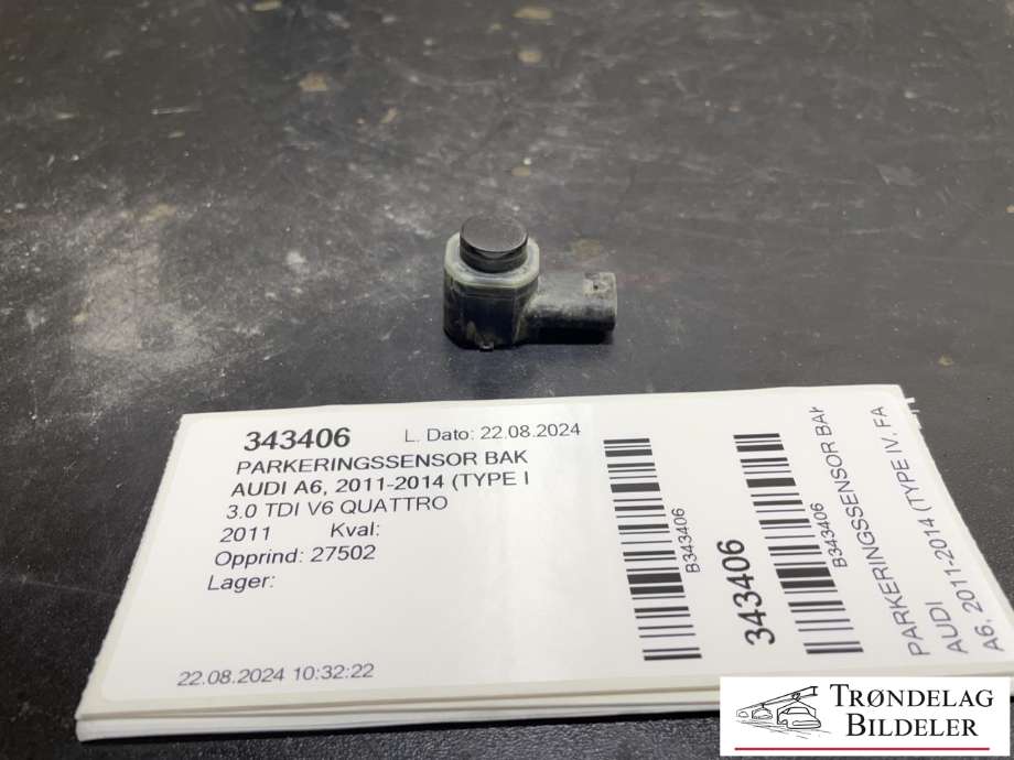 Parkeringssensor bak til Audi A6, 2011-2014 (Type IV, Fase 1) (C7) (C7) 