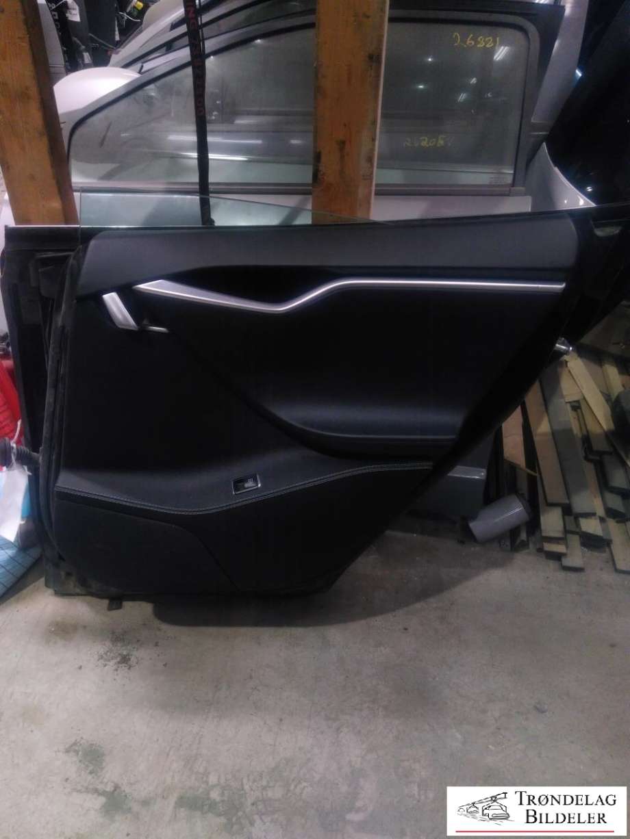 Dør høyre bak til Tesla Model S 2013-2016 (Fase 1) (6006566-E0-F|)