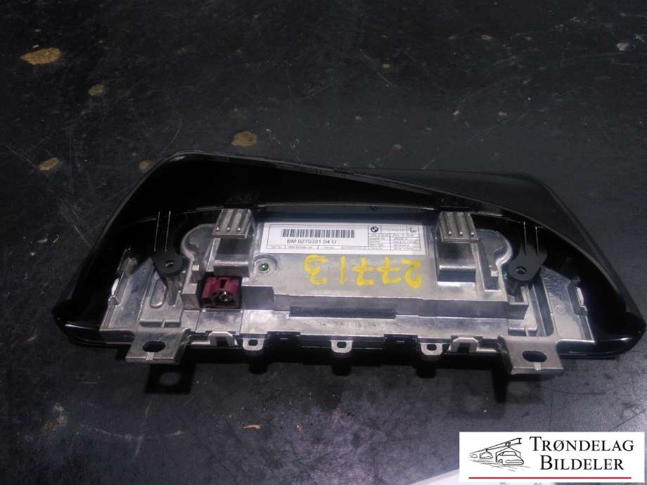 Bilstereo navigasjon skjerm til BMW 1-Serie 2011-2015 (Fase 1) (F20/F21) (F20/F21) (BM 9270391 04 U|)