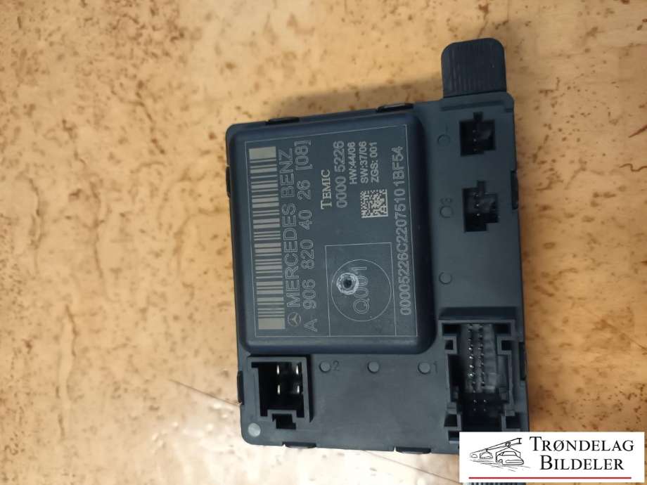 Styreenhet diverse til Mercedes Sprinter 2006-2013 (Fase 1) (906) (906) (TEMIC|A9068204026|00005226|)