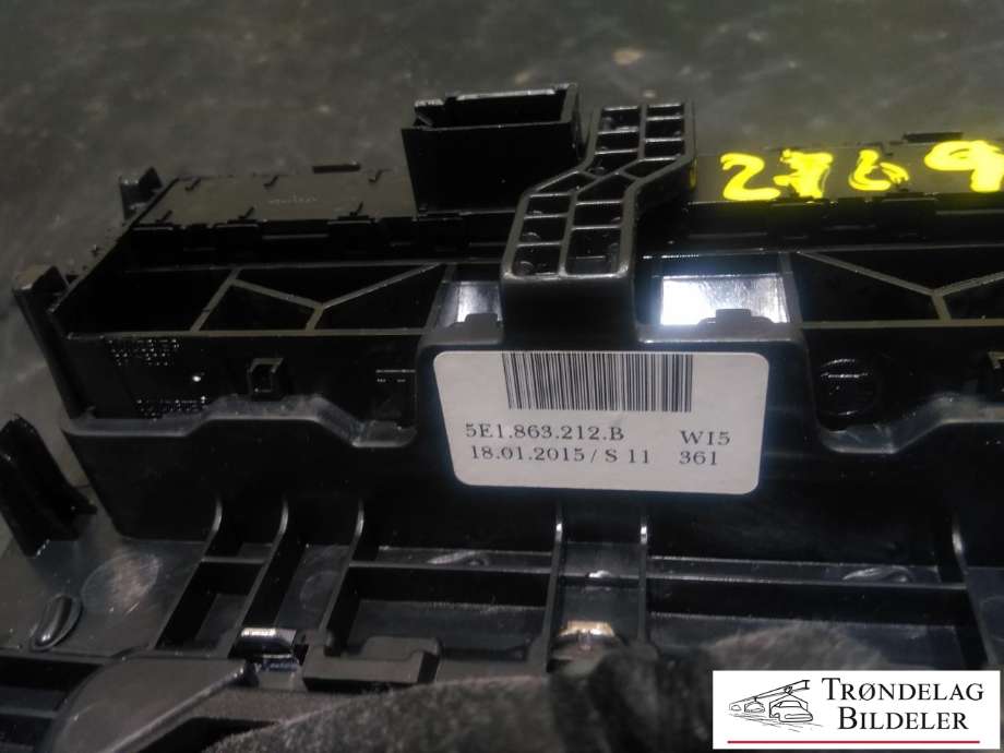 Girstang/girvelger automat til Škoda Octavia 2013-2016 (Type III, Fase 1) (5E1 711 113 BC|5E1 863 212 B|)