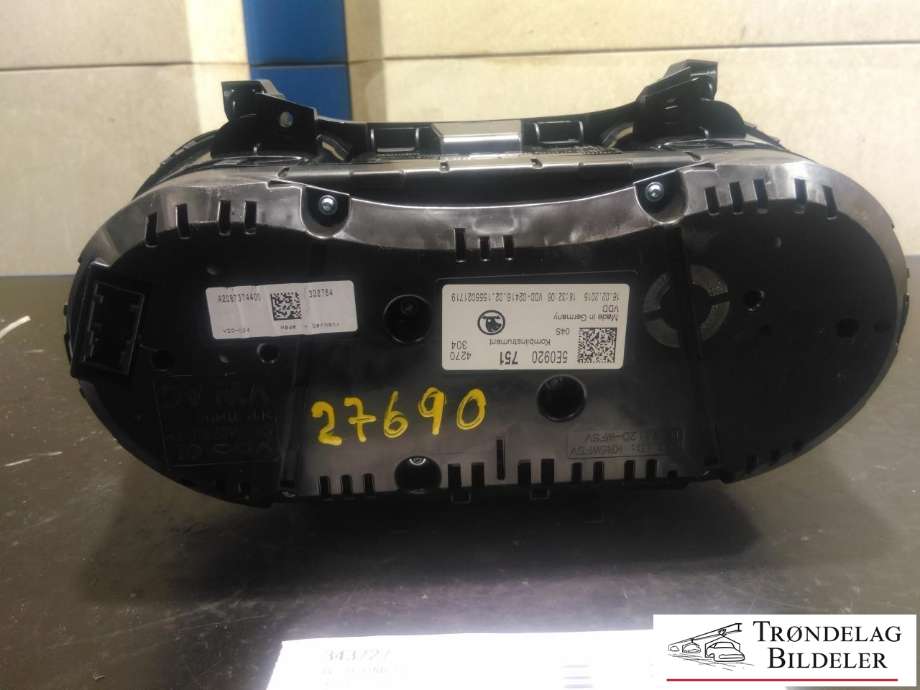 Instrumentpanel til Škoda Octavia 2013-2016 (Type III, Fase 1) (5E0 920 751|)