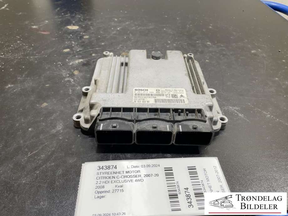Styreenhet motor til Citroën C-Crosser 2007-2012 (BOSCH||0 281 013 666)