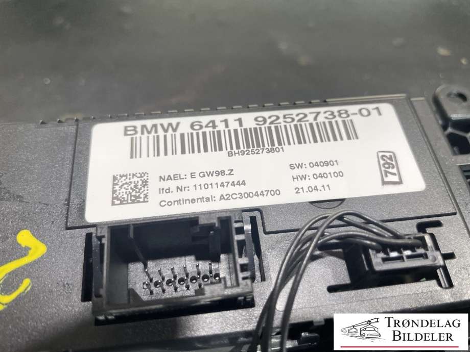 Varmeapparat betjening til BMW X3 2010-2017 (F25) (F25) 