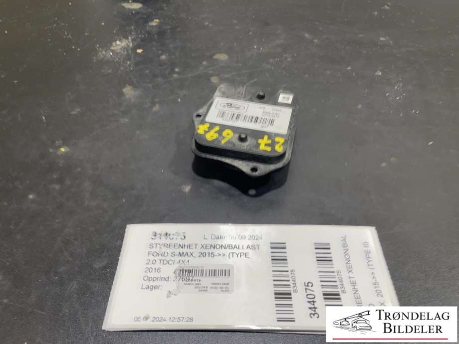 Styreenhet xenon/ballast til Ford S-Max, 2015-->> (Type II)  (90057397)