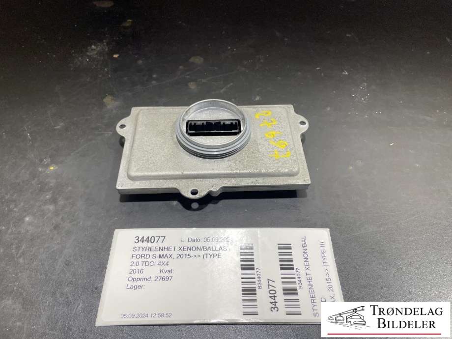 Styreenhet xenon/ballast til Ford S-Max, 2015-->> (Type II)  (VALEO|L90049276)