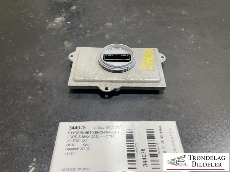 Styreenhet xenon/ballast til Ford S-Max, 2015-->> (Type II)  (VALEO|L90049276)