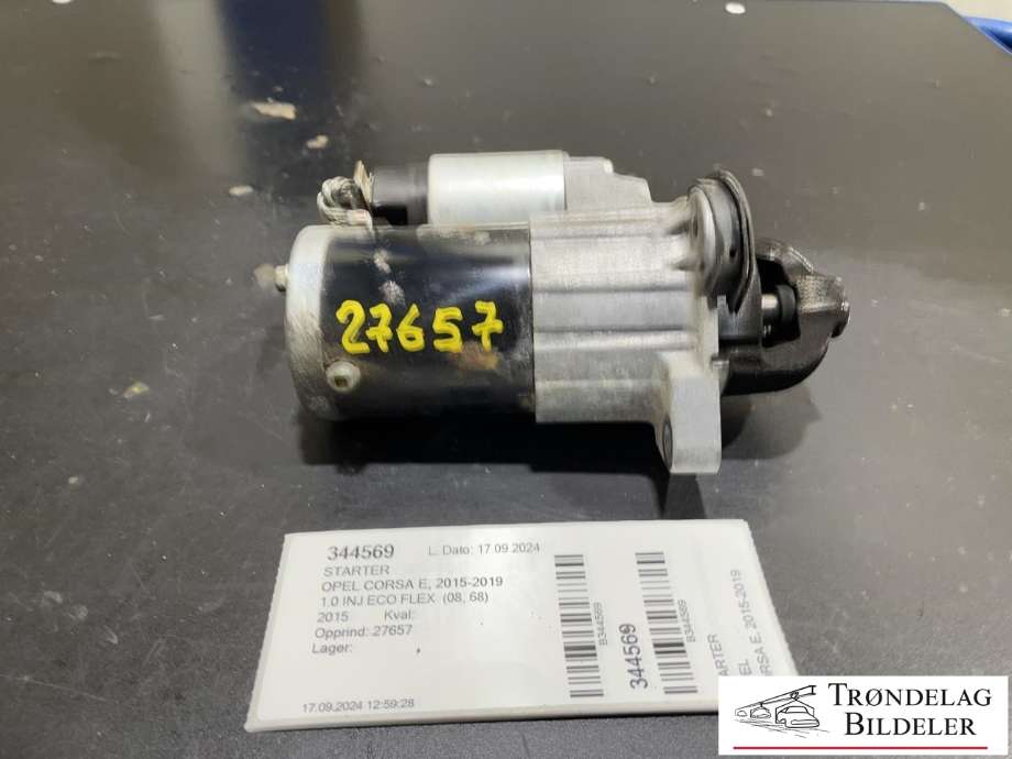 Starter til Opel Corsa E, 2015-2019  (12638692)
