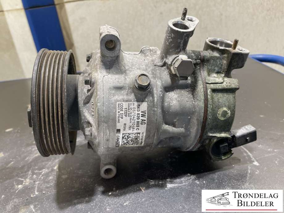 Aircondition kompressor til Škoda Octavia 2009-2013 (Type II, Fase 2)  (VW AG|5Q0820803F|5Q0820803K|890632|5Q0820803D|5Q0820803J|5Q0820803G|1K0820803A|1K0820803B|1K0820803H|1K0820803K|1K0820803L|1K0820803M|5Q0820803M|1K0820803G|1K0820803J|1K0820803N|1K0820803P|1K0820803Q|1K0820803S|5K0820803|5K0820803A|5K0820803B|5K0820803C|5K0820803D|5K0820803E|5K0820803F|5K0820803G|5K0820803H|5K0820803J|5K0820803K|5N0820803|5N0820803A/B|5N0820803C|5N0820803D|5N0820803H)