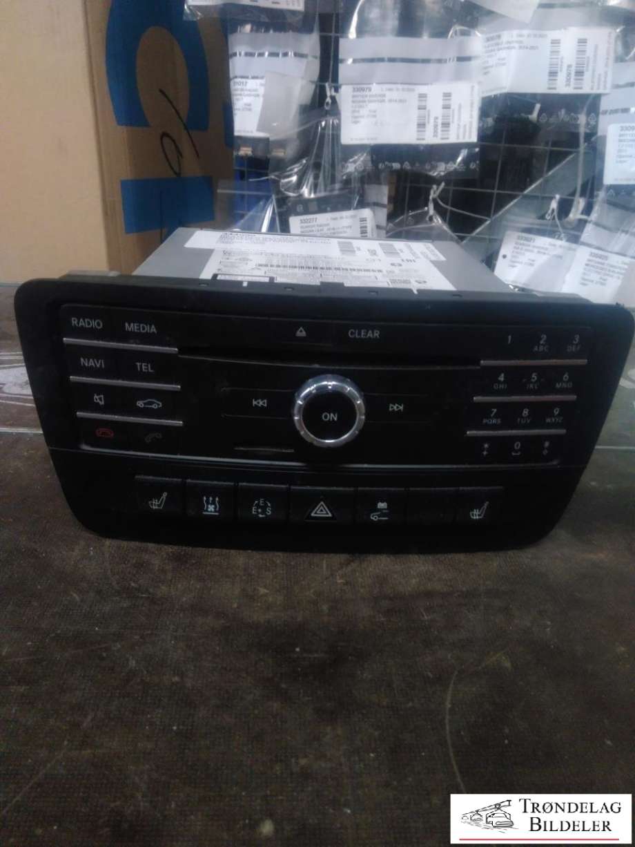 Bilstereo navigasjon til Mercedes B-Klasse, electric drive 2014-2018 (W242) (W242)