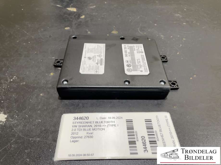 Styreenhet bluetooth til VW Sharan, 2010-->> (Type II)  (5K0 035 730 D)